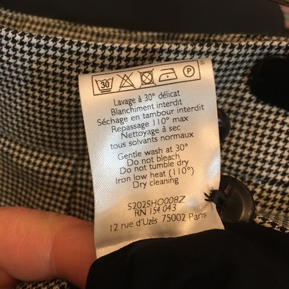 Size38 Sézane William Shorts (Pied de Poule) - Picture 8 of 16